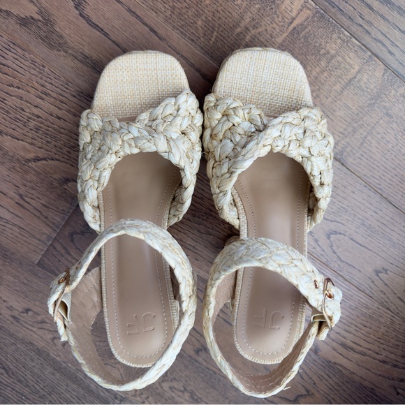 Beautiful Straw high heels sandals JustFab - Picture 3 of 5